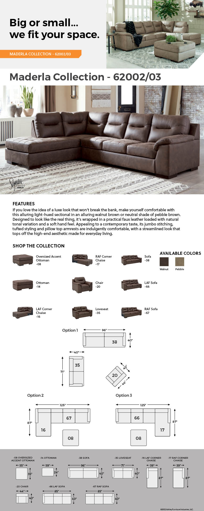 Maderla Collection - 62002/03