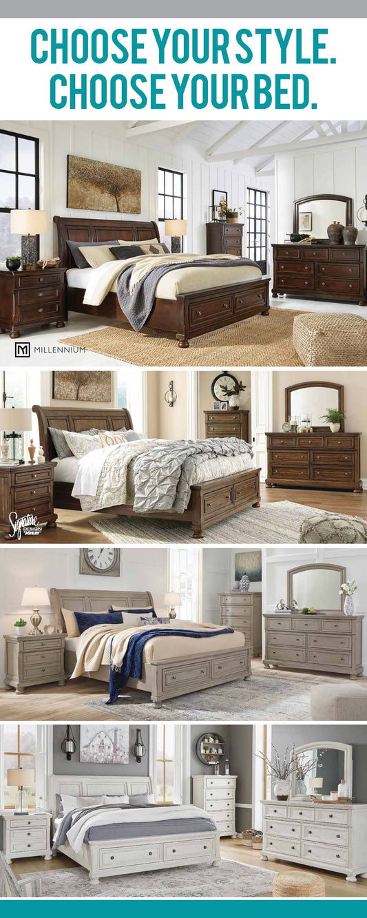 Casegoods Spider Banner - "Your Style, Your Bed"