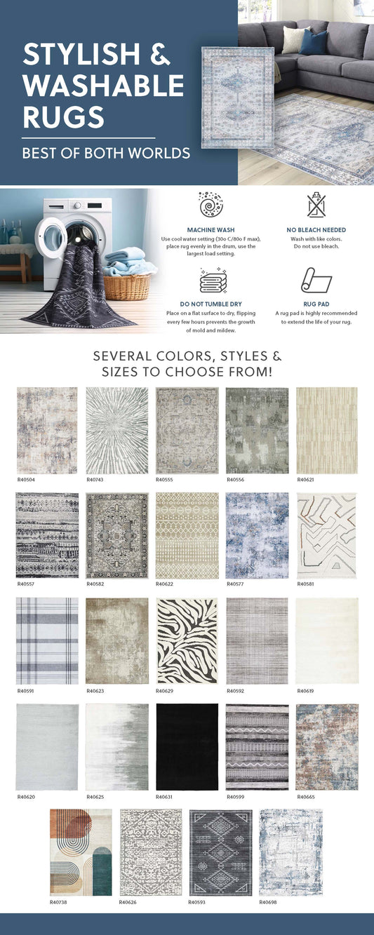 Accessories Washable Rug Spider Banner