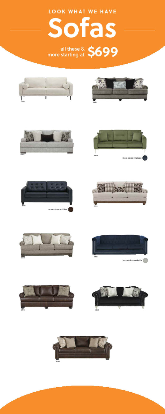Stationary Signage Price Point Spider Banner -$699 Sofas (v4)